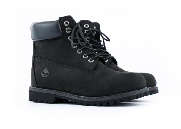 Ботинки Timberland Premium 6-Inch Waterproof Boot Black Nubuck (200-1) [ВС]