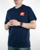 Футболка Nike логотип в красном квадрате (21039165) (XL, Темно-синий)