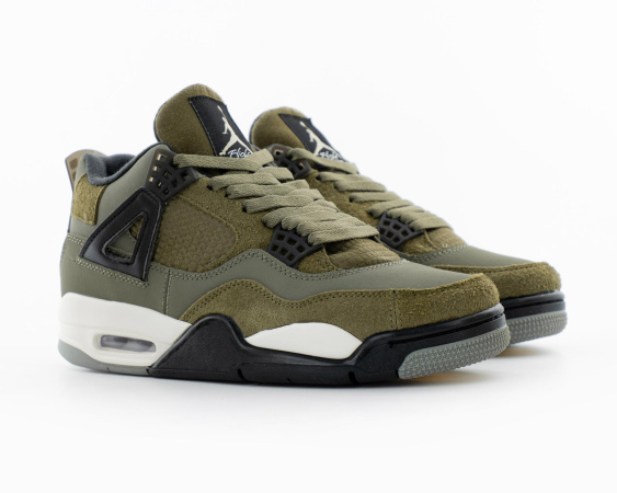 Кроссовки Nike Air Jordan 4 Retro SE "Craft Medium Olive" (5003-74) [СВ]