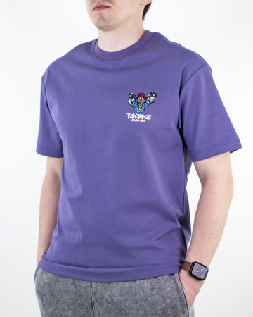Футболка мужская LAHKIN'S "BEASTRAGE" (5248) (XXXL, Фиолетовый)