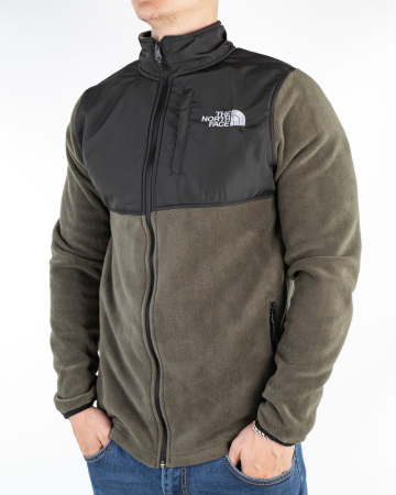 Кофта на молнии The North Face (флис+плащевка) (21037988) (XXL, Хаки)