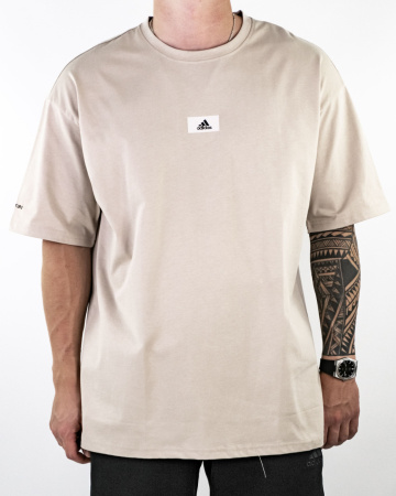 Футболка Adidas (9994D) (5XL, Бежевый)