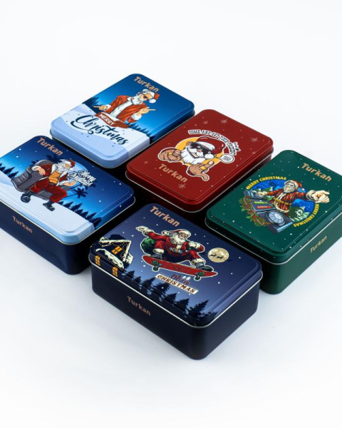 Носки подарочные в металлической упаковке (3 шт) (21036993)