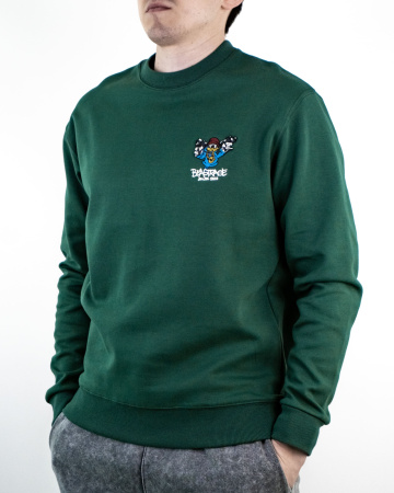 Свитшот LAHKIN'S "BEASTRAGE" (5228) (XXXL, Зеленый)