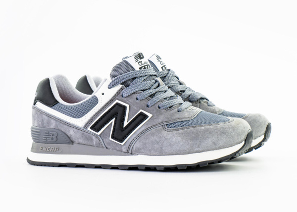 Кроссовки New Balance 574 "Grey Off Black" (503-26) [АС]