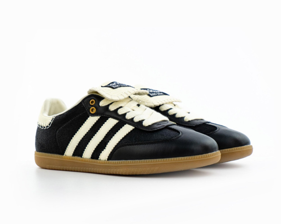 Кроссовки Wales Bonner x Adidas Samba Pony Black (K-1121) [ВС]