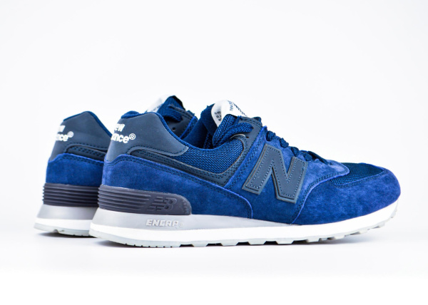 Кроссовки New Balance 574 "Blue/Grey" (107-14) [СС]