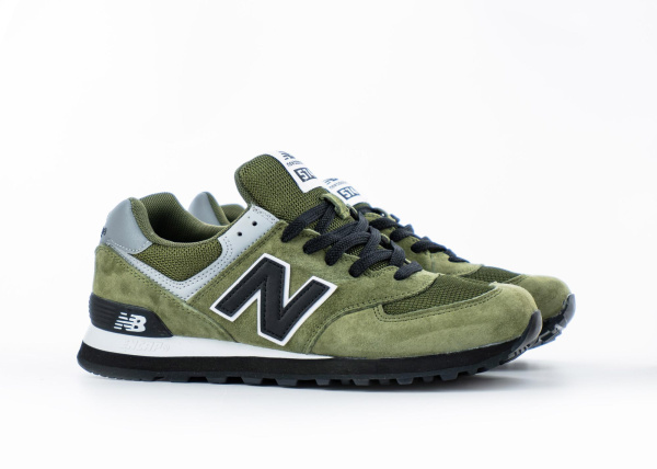 Кроссовки New Balance 574 "Green/Black" (510-39) [АС]