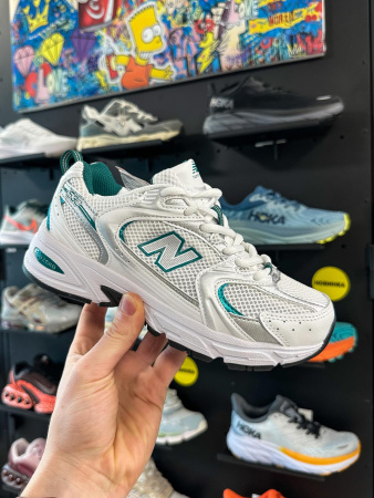 Кроссовки New Balance 530 "White Silver Green" (W016-5)