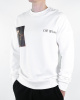 Свитшот "Off White" принт "CaraVaggio" (65840) (XL, Белый)