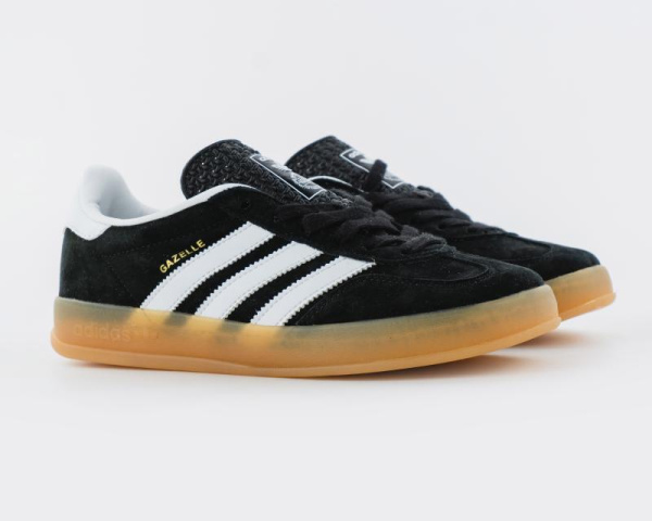 Кроссовки Adidas Gazelle INDOOR "Black/White" (АК-3)
