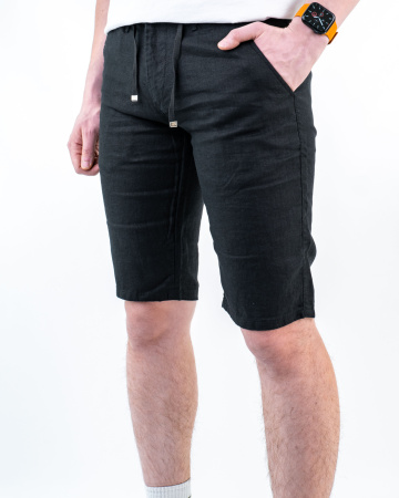 Шорты лен мужские Armani Exchange (21037509) (48-50 (W33), Черный, 50 (L))