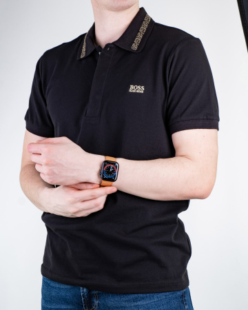 Поло Hugo Boss Piksel (3334) (XL, Черный)