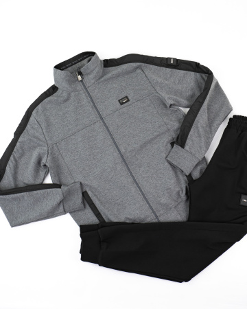 Костюм спортивный Hugo Boss (1138) (XXL, Серый, 58 (XXL))