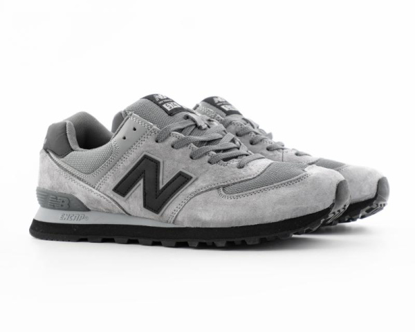 Кроссовки New Balance 574 "Grey/Black" (510-5) [АС]