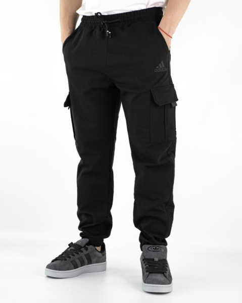 Штаны джоггеры мужские Adidas теплые (38105)