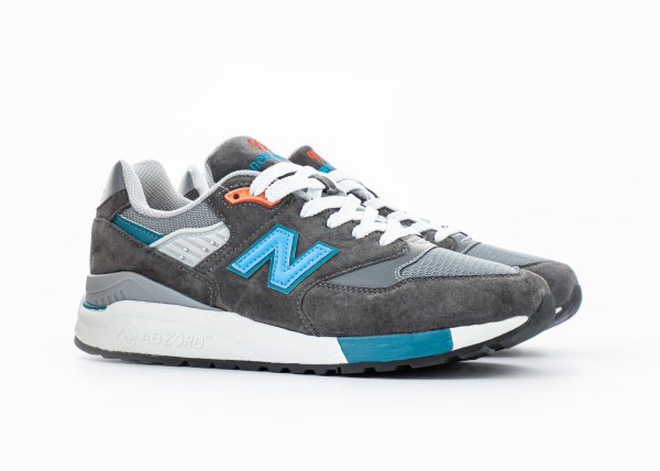 Кроссовки New Balance 998 "Grey/Blue" (631-9) [АС]