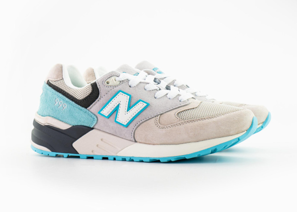 Кроссовки New Balance 999 "Beige/LT.Grey/Green" (424-2) [ВС]