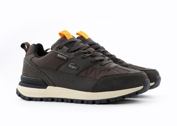 Кроссовки Lacoste Gore-Tex "Brown/White" (476-5) [АС]