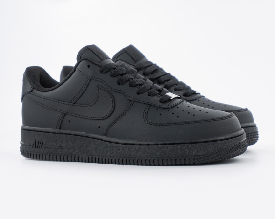 Кроссовки Nike Air Force 1 '07 "Black" (М5001-1) [АА]