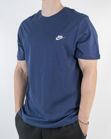 Футболка мужская Nike (Ts-N-2020) (S, Синий)