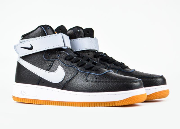 Кроссовки Nike Air Force 1 Mid "Black/Grey" (5510-2) [СС]