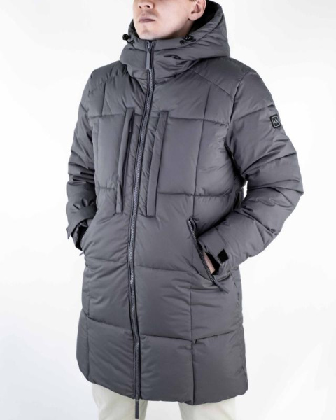 Куртка зимняя удлиненная Armani Exchange (77-138)