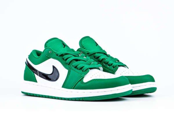 Кроссовки Nike Air Jordan 1 low "Pine Green" (5526-43) [АВ]