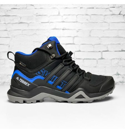 Кроссовки Adidas Terrex AX3 Mid (черн/син) (4041-5) [СС]