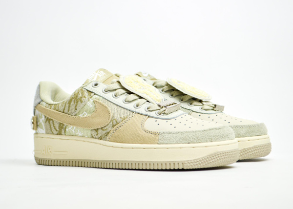 Кроссовки Nike Air Force 1 low "Cactus Jack" (5517-2) [ВС]