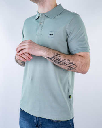 Поло Hugo Boss "Square" (4638) (XL, Ментоловый)