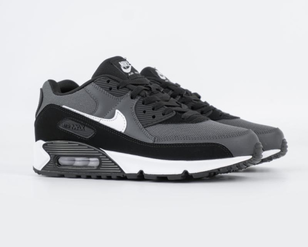 Кроссовки Nike Air Max 90 "Grey/Black/White" (806-8) [СС]