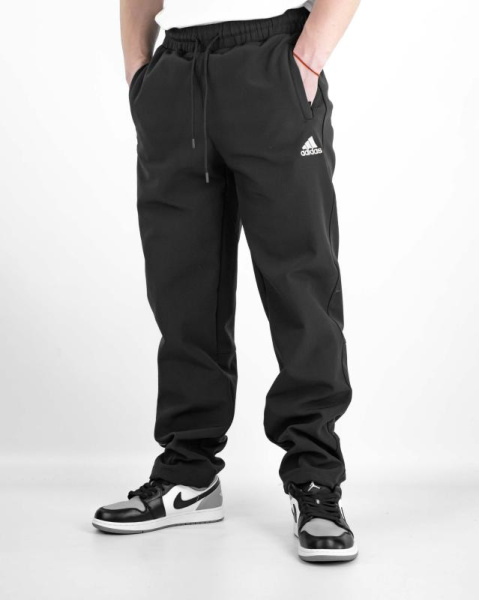 Брюки спортивные мужские Adidas на флисе (0076)