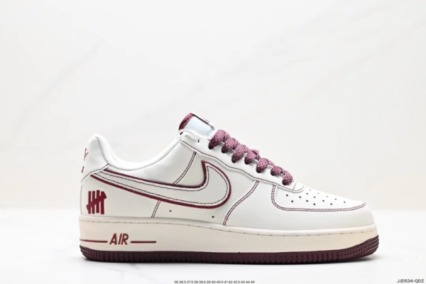 Детские кроссовки Nike Air Force 1 "Beige/Red" (C608-37)
