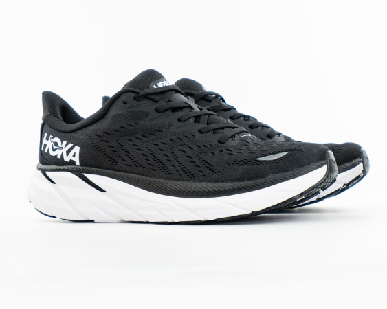 Кроссовки HOKA CLIFTON 8 "Black/White" (701-2) [АС]