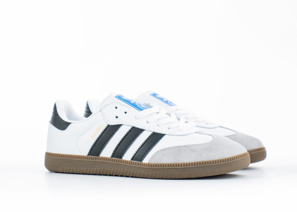 Кроссовки Adidas Samba "White/Black Gum" (W5014-5) [АА]