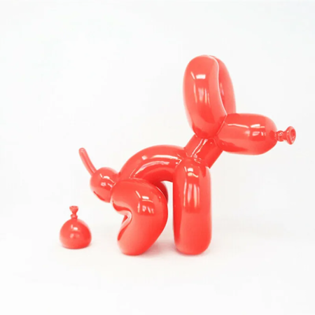 Статуэтка интерьерная Balloon Dog сидячий (Красный)