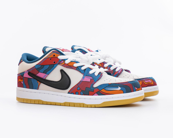 Кроссовки Parra x Nike SB Dunk Low Pro Abstract Art (2021) (9906-5) [АА]