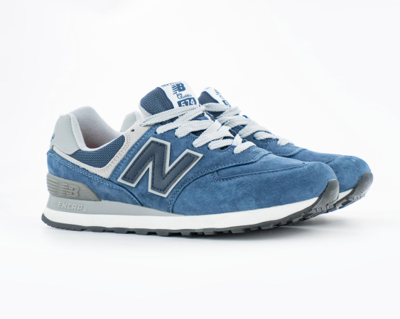 Кроссовки New Balance 574 "DK.Blue/White" (456-1) [ВВ]