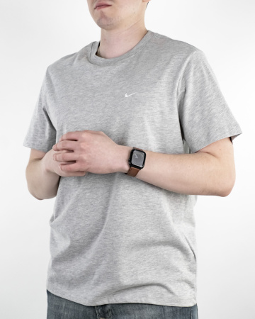 Футболка Nike с логотипом (21039164) (XXL, Светло-серый)