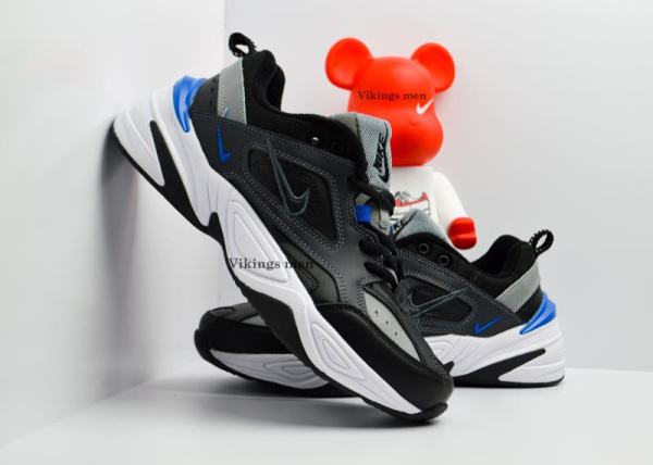 Кроссовки Nike MK2 Tekno "Black/White/Blue" (295-2) [СС]