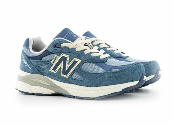 Кроссовки Levi's x New Balance 990V3 "Blue Denim" (W026-15)