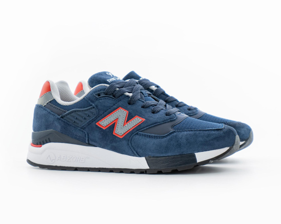 Кроссовки New Balance 998 "Dk.Blue/Grey/Red" (631-7) [ВВ]