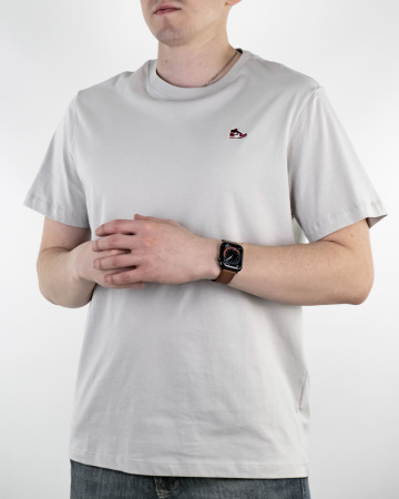 Футболка Nike Jordan "Кроссовок" (21039159) (M, Светло-серый)