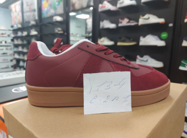 Кеды кожаные "Vinous" (Y13-4)