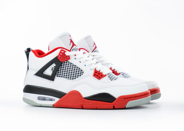 Кроссовки Nike Air Jordan 4 Retro "Fire Red" (5003-11) [АС]