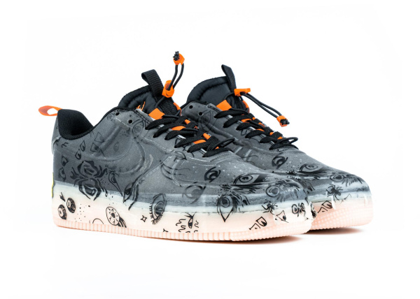 Кроссовки Nike Air Force 1 Experimental "Halloween" (9800-2) [ВС]