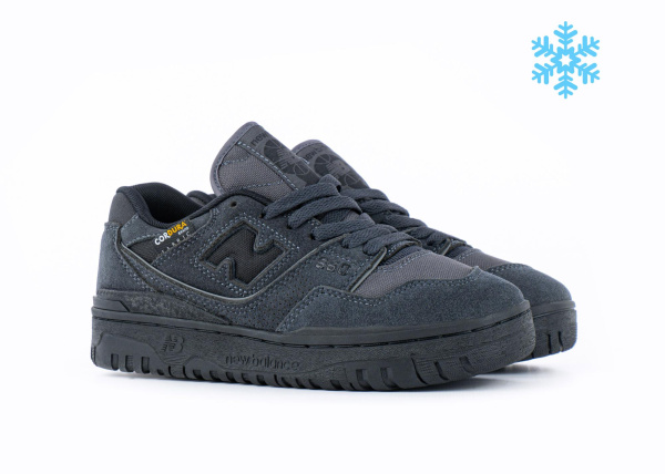 Кроссовки New Balance size? x 550 "Cordura Pack - Triple Black" с мехом (906-7) [АС]