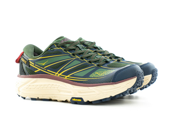 Кроссовки Hoka Mafate Speed 2 "Blue/Green/Yellow" (К654-2) [СС]