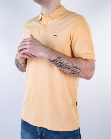 Поло Hugo Boss "Square" (4638) (XXXL, Персиковый)